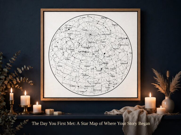 The Day You First Met: A Star Map of Where Your Story Began
