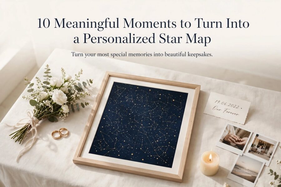 10 Meaningful Moments to Turn Into a Personalized Star Map