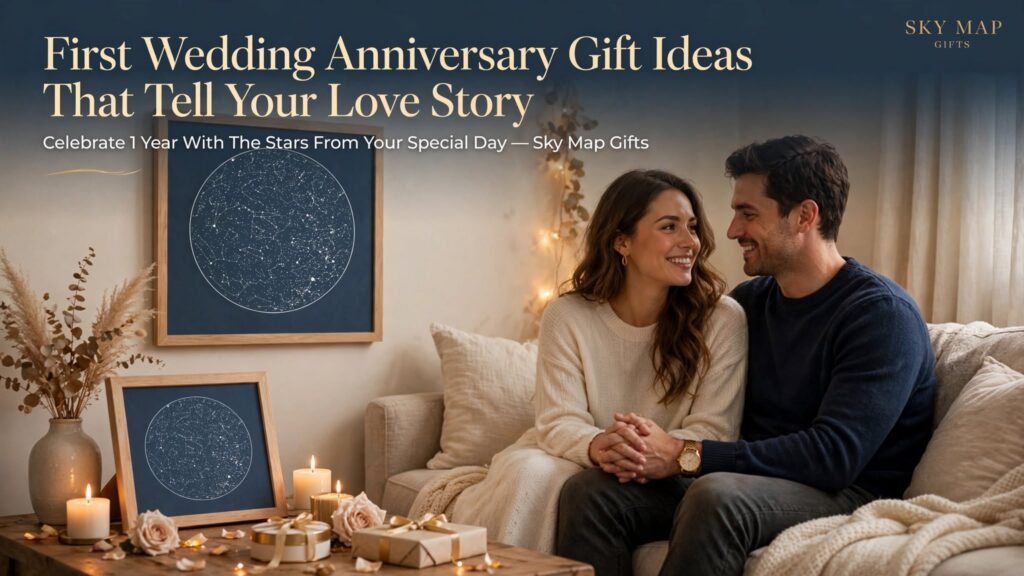 First Wedding Anniversary Gift Ideas That Tell Your Love Story