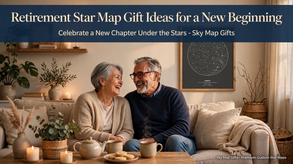 Retirement Star Map Gift Ideas for a New Beginning