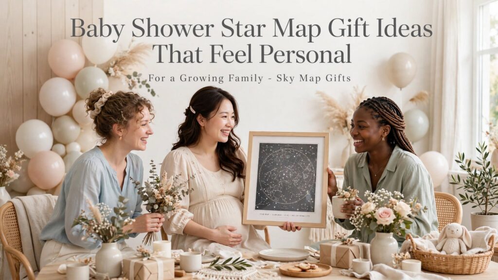 Baby Shower Star Map Gift Ideas That Feel Personal
