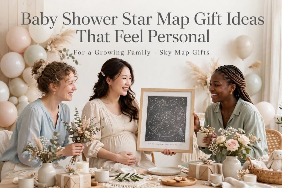 Baby Shower Star Map Gift Ideas That Feel Personal