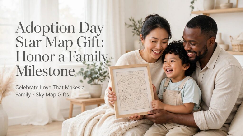 Adoption Day Star Map Gift: Honor a Family Milestone
