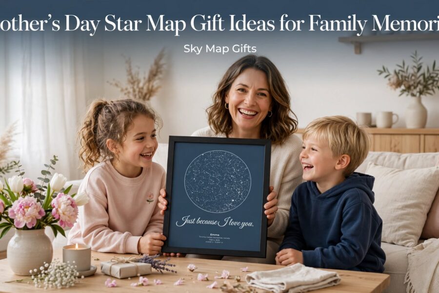 Mother’s Day Star Map Gift Ideas for Family Memories