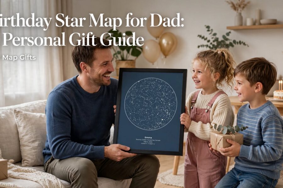 Birthday Star Map for Dad: A Personal Gift Guide