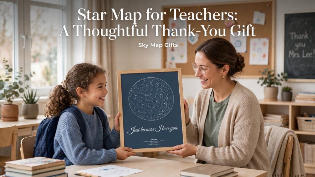 Star Map for Teachers: A Thoughtful Thank-You Gift