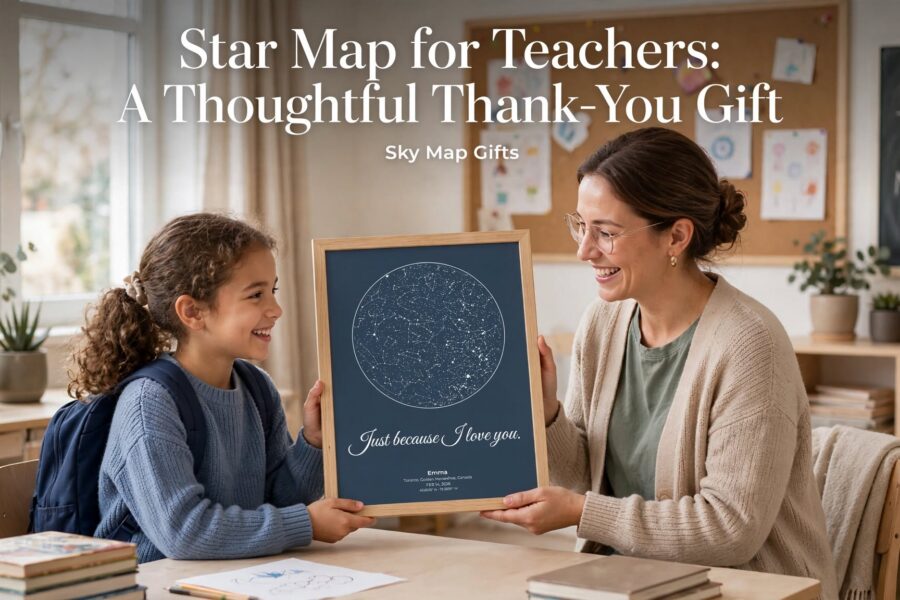 Star Map for Teachers: A Thoughtful Thank-You Gift
