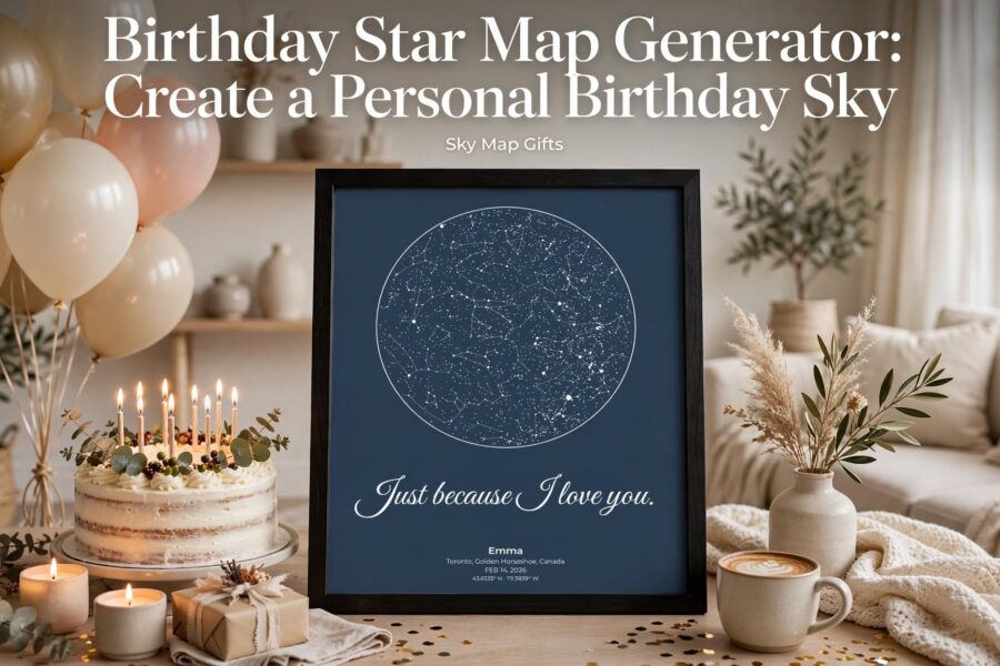 Birthday Star Map Generator: Create a Personal Birthday Sky