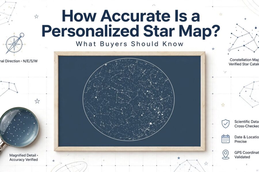 How Accurate Is a Personalized Star Map? What Buyers Should Know