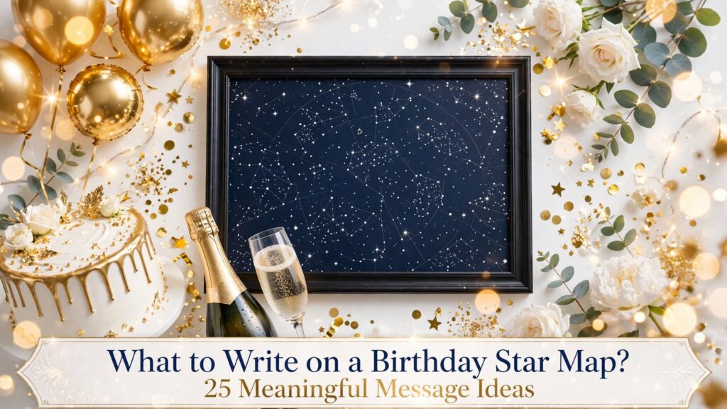 What to Write on a Birthday Star Map: 25 Meaningful Message Ideas