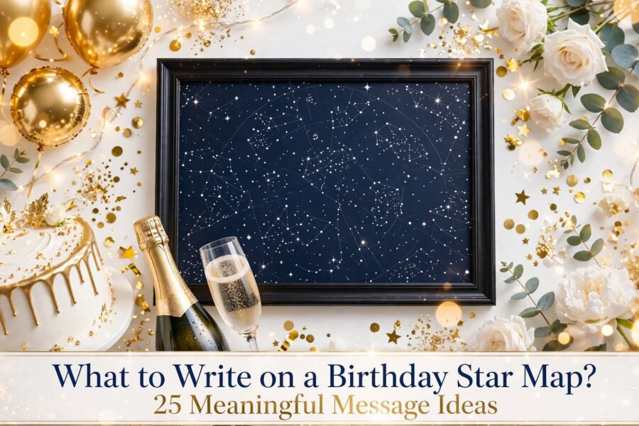 What to Write on a Birthday Star Map: 25 Meaningful Message Ideas
