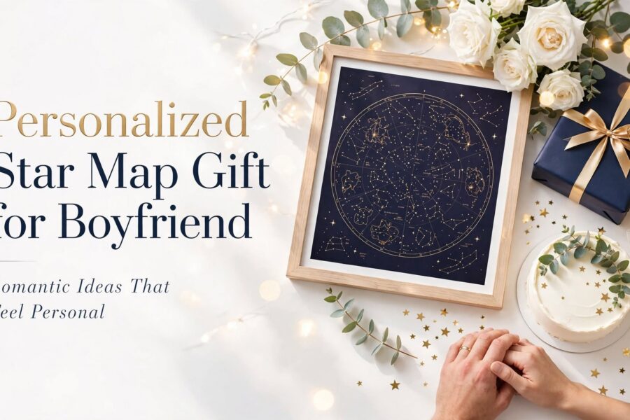 Personalized Star Map Gift for Boyfriend: Romantic Ideas That Feel Personal