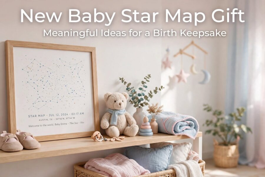 New Baby Star Map Gift: Meaningful Ideas for a Birth Keepsake