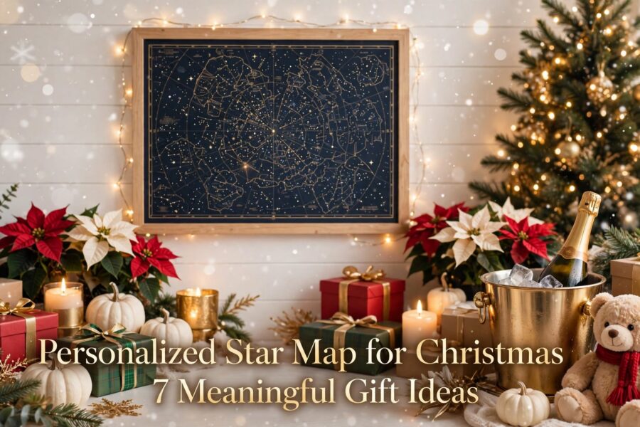 Personalized Star Map for Christmas: 7 Meaningful Gift Ideas