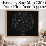 First Anniversary Star Map Gift: Celebrate Your First Year Together