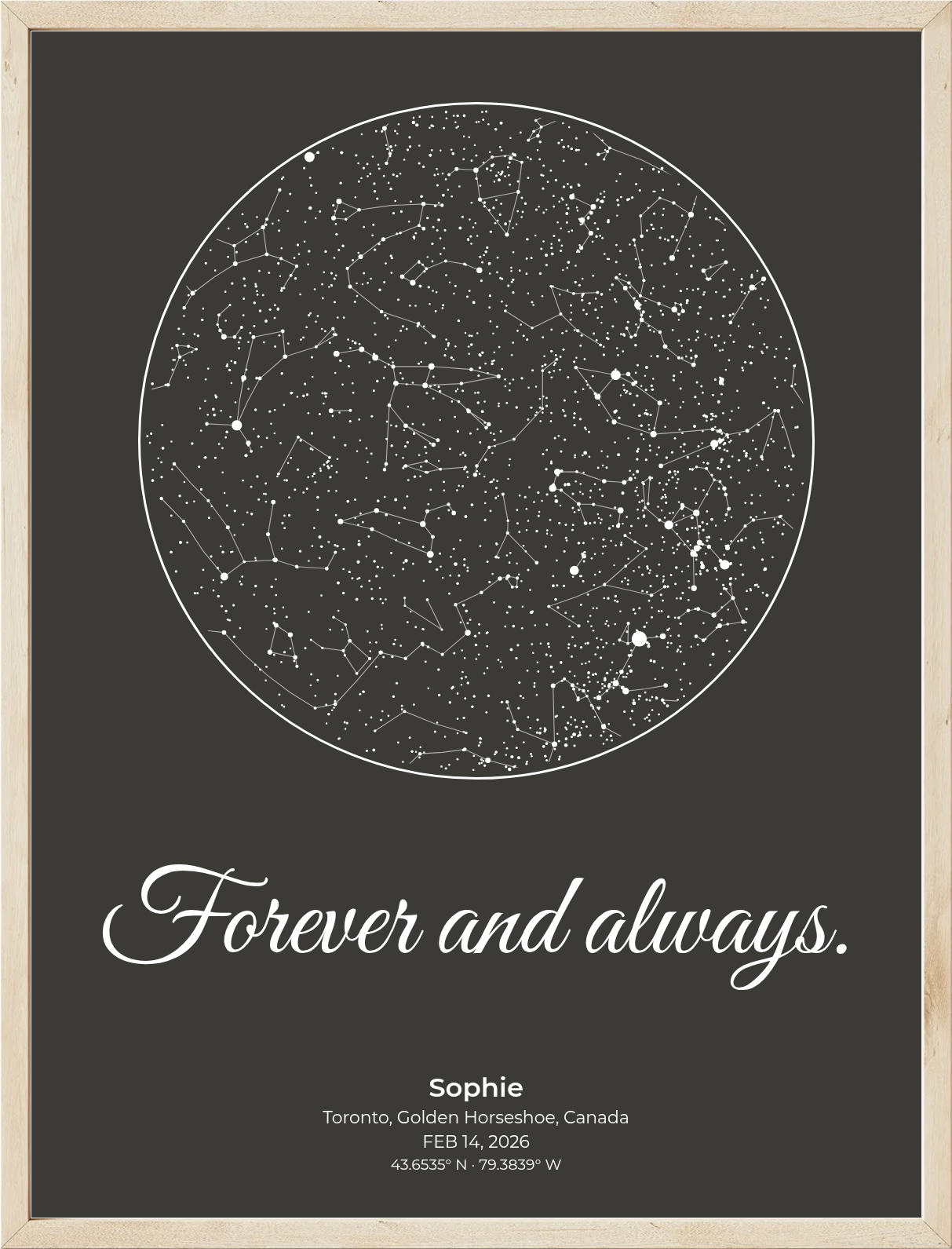 Romantic Star Map Gift