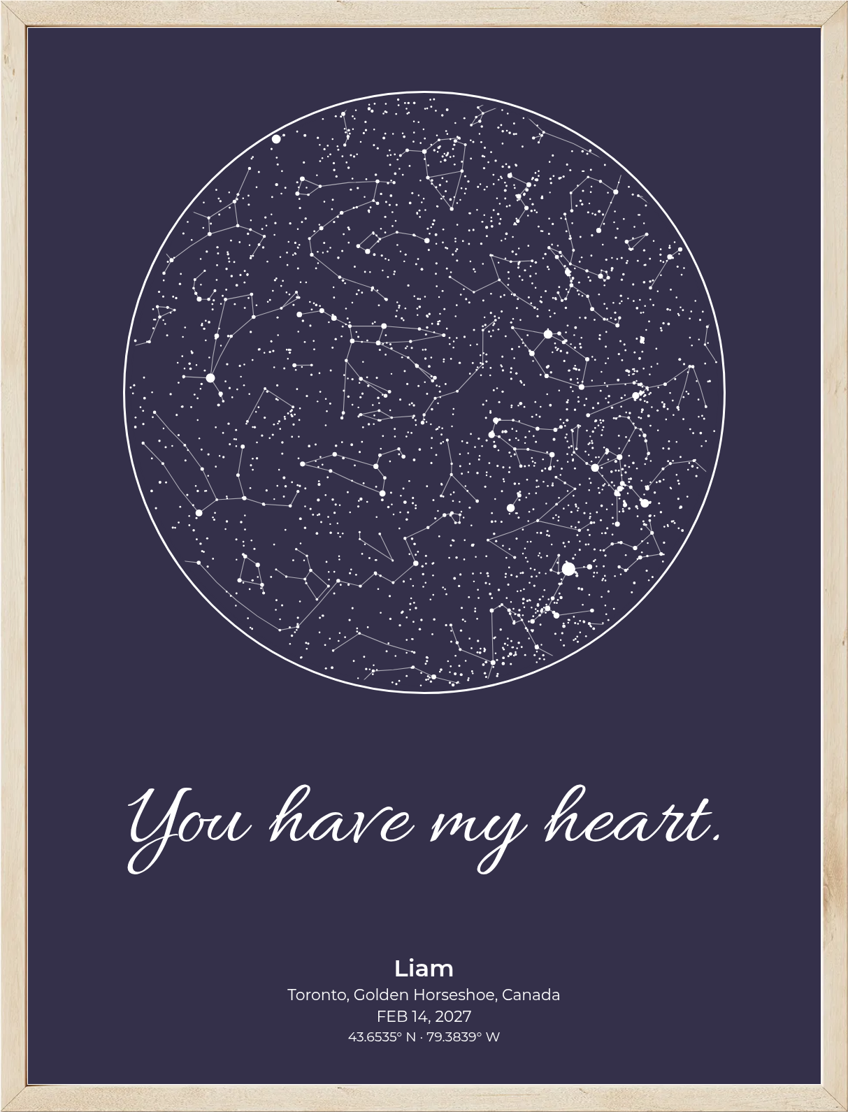 Valentine’s Day Star Map